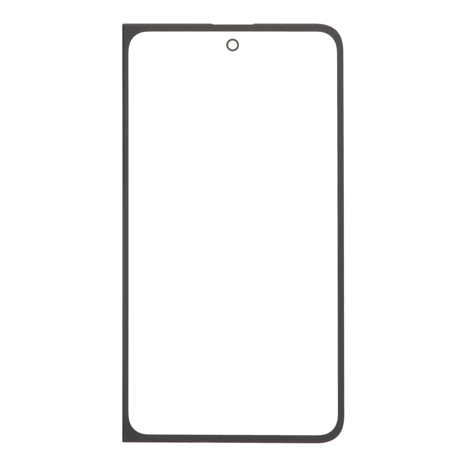 Externe glazen lens + OCA voor Google Pixel Fold zwart OEM