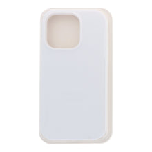 Full Pure Color Liquid Silicone Hoes Zonder Logo Voor iPhone 15 Pro Wit