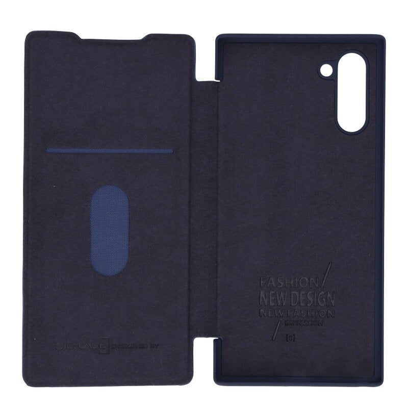 G - Case Business Series Flip Hoes voor Samsung Galaxy Note 10 Blauw
