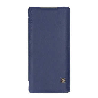 G - Case Business Series Flip Hoes voor Samsung Galaxy Note 10 Blauw