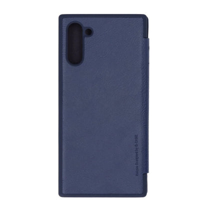 G - Case Business Series Flip Hoes voor Samsung Galaxy Note 10 Blauw