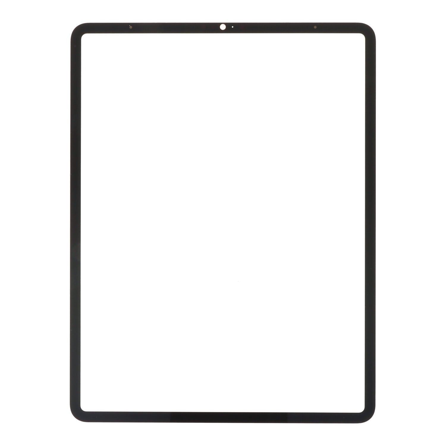 Glas lens + OCA voor iPad Pro 12.9 2021 (5de) / Pro 12.9 2022 (6de) zwart origineel