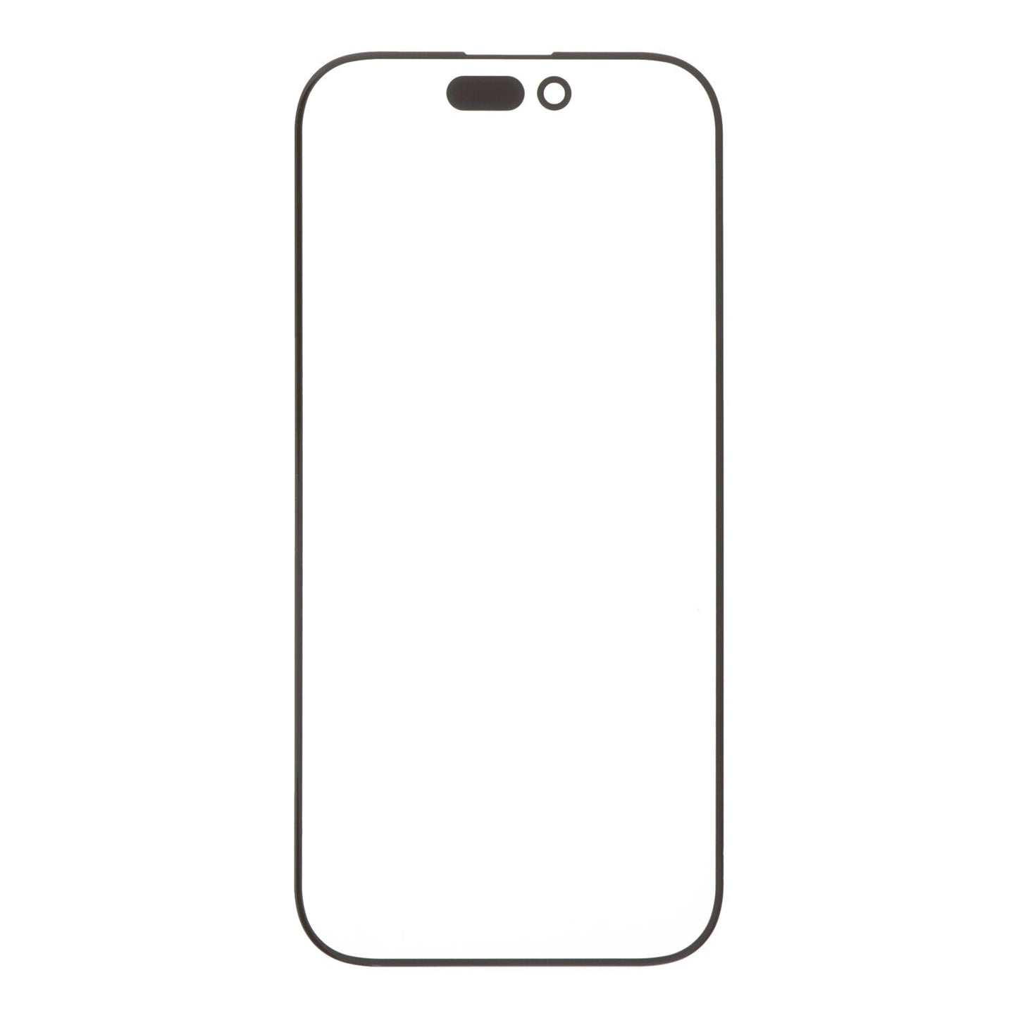 Glas lens + OCA voor iPhone 16 Pro zwart OEM