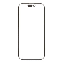 Glas lens + OCA voor iPhone 16 Pro zwart OEM