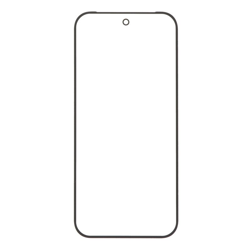 Glas lens voor Google Pixel 9 Pro XL Zwart OEM