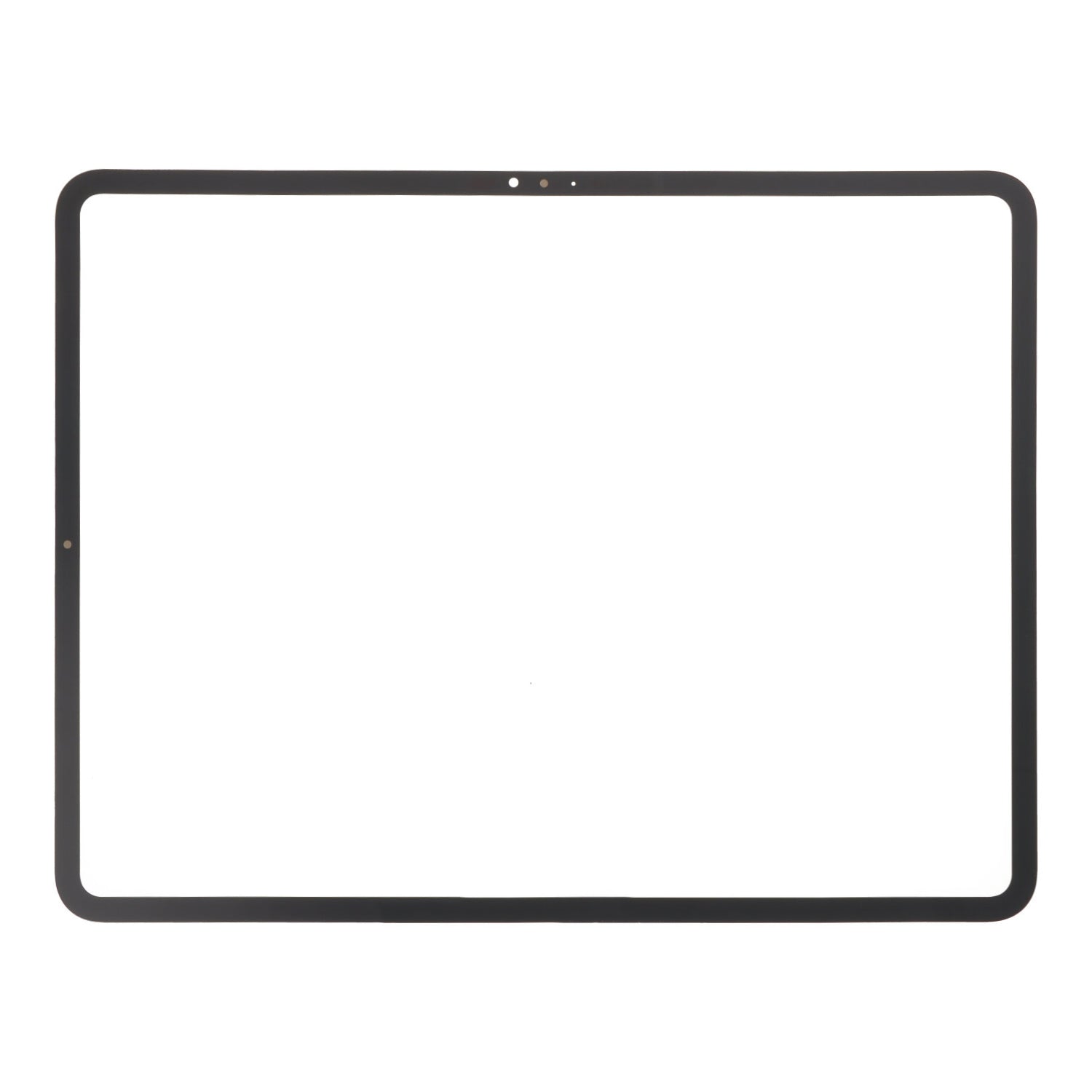 Glazen lens + OCA voor iPad Pro 13 2024 (7th) zwart OEM