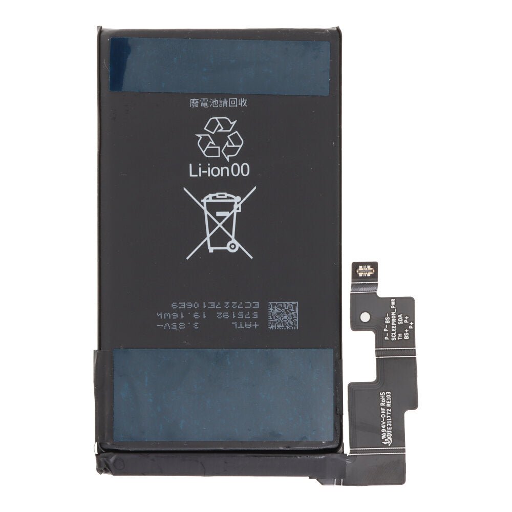 GMF5Z 5000mAh batterij + plaklaag voor Google Pixel 7 Pro OEM zonder logo