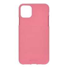 GOOSPERY Soft Feeling Liquid TPU schokbestendige hoes voor iPhone 11 Pro Max roze