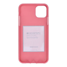 GOOSPERY Soft Feeling Liquid TPU schokbestendige hoes voor iPhone 11 Pro Max roze