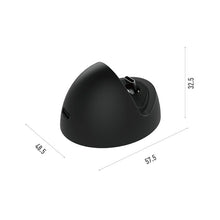 GP - 376 draagbare eenvoudige ronde oplaaddock voor Nintendo Switch/Switch 2/Switch OLED consoles zwart