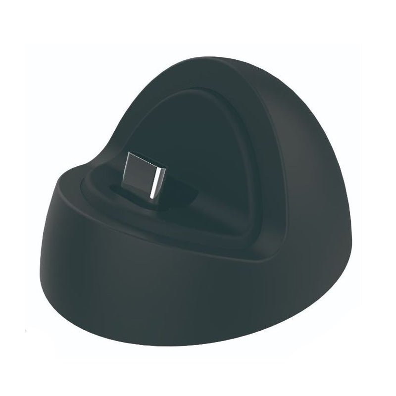 GP - 376 draagbare eenvoudige ronde oplaaddock voor Nintendo Switch/Switch 2/Switch OLED consoles zwart