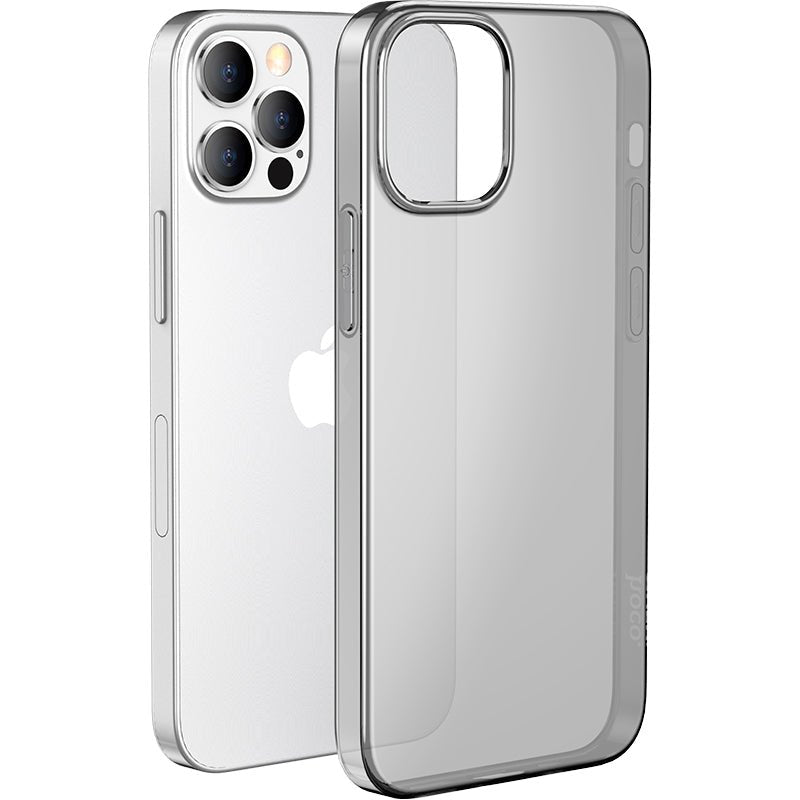 HOCO Light Series TPU beschermhoes voor iPhone 13 Pro 6.1" Transparant Zwart