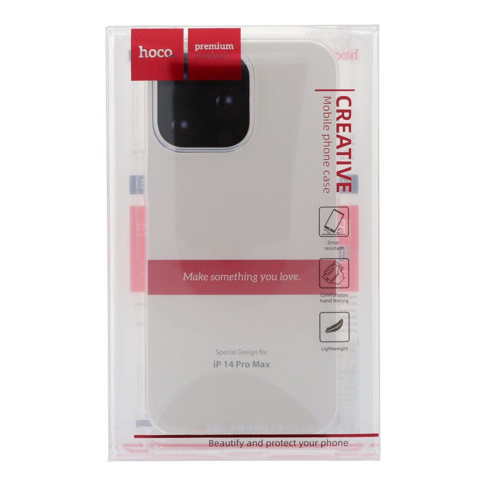 HOCO Light Series TPU beschermhoes voor iPhone 14 Pro Max Transparant