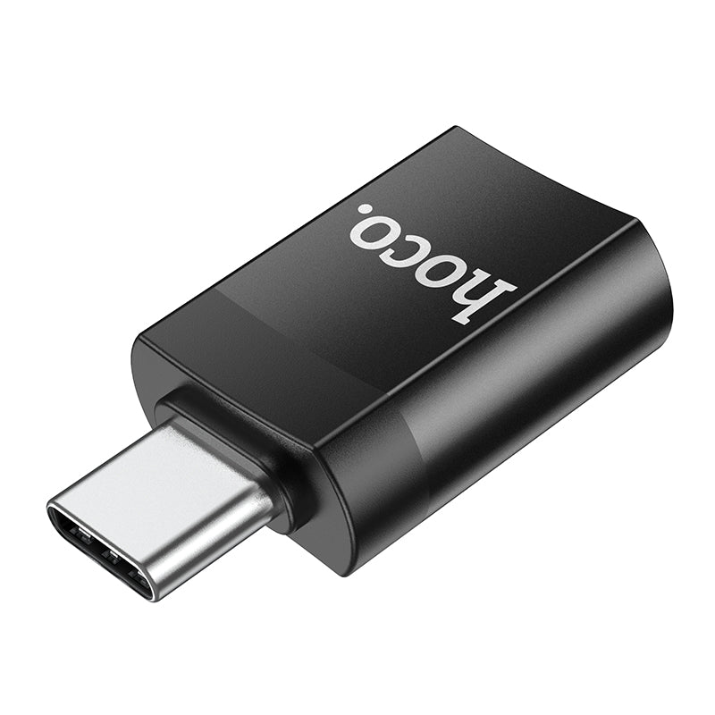 HOCO UA17 USB - C (Male) naar USB 3.0 (Female) Adapter Zwart