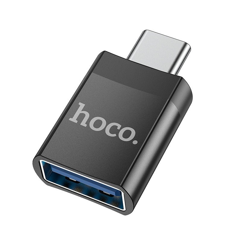 HOCO UA17 USB - C (Male) naar USB 3.0 (Female) Adapter Zwart