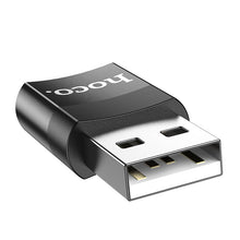 HOCO UA17 USB2.0 (Male) naar USB - C (Female) Adapter Zwart