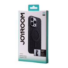 JOYROOM JR - BP005 gevlochten serie magnetische TPU hoesje voor iPhone 15 Pro Max zwart
