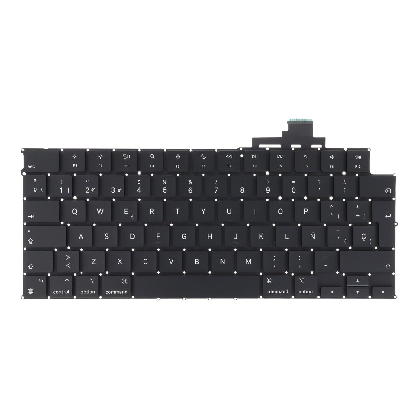Keyboard met Backlight voor Macbook Air 13.3" M2 A2681 Spaanse Versie Origineel