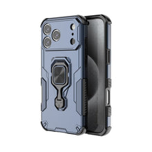 KingKong Series 360° Stand Shockproof Hoes voor iPhone 17 Pro Max Blauw
