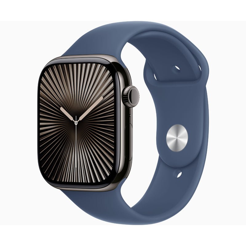 Klassiek siliconen bandje voor Apple Watch series middernacht blauw