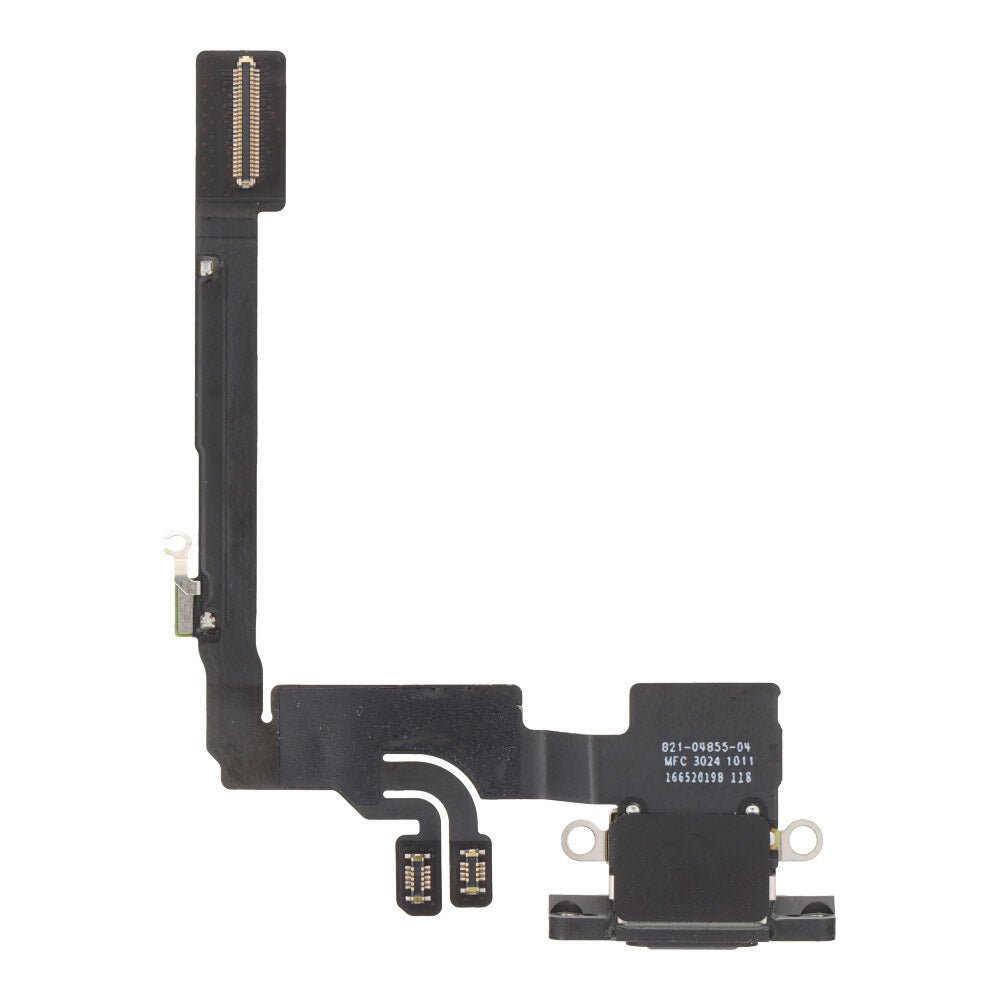 Laadpoort flex kabel voor iPhone 16 Pro zwart titanium origineel