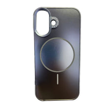 Liquid Metal Skin Feel Magnetische Hoes voor iPhone 16 Grijs