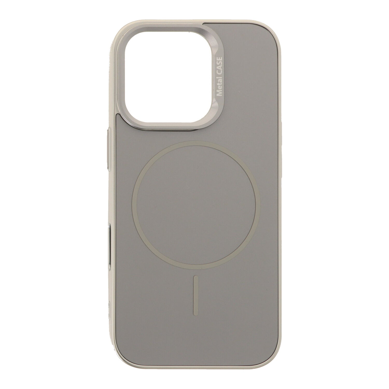 Liquid Metal Skin Feel Magnetische Hoes voor iPhone 16 Pro Max Goud