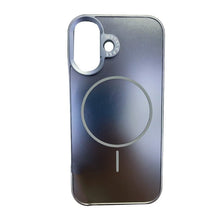 Liquid Metal Skin Feel Magnetische Hoes voor iPhone 16 Zwart
