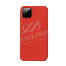 Liquid Siliconen Hoes voor iPhone 11 Pro Rood