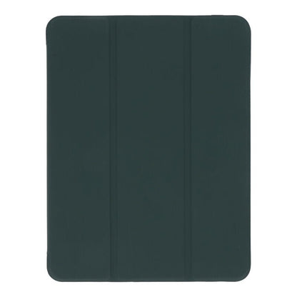 Litchi textuur horizontale flip leren hoes met drie - vouw standaard en slaap/wakker functie voor iPad Pro 11 2021 groen