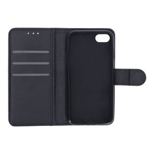Litchi Textuur Horizontale Flip Leren Hoes voor iPhone 7/8/SE (2020) Zwart