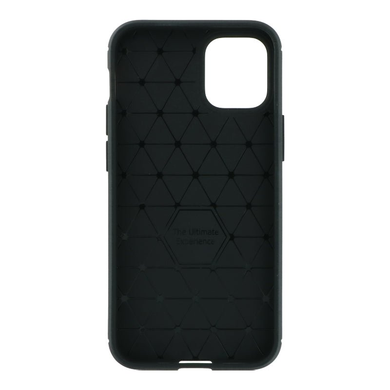 Litchi textuur TPU hoesje voor iPhone 12 5.4 black