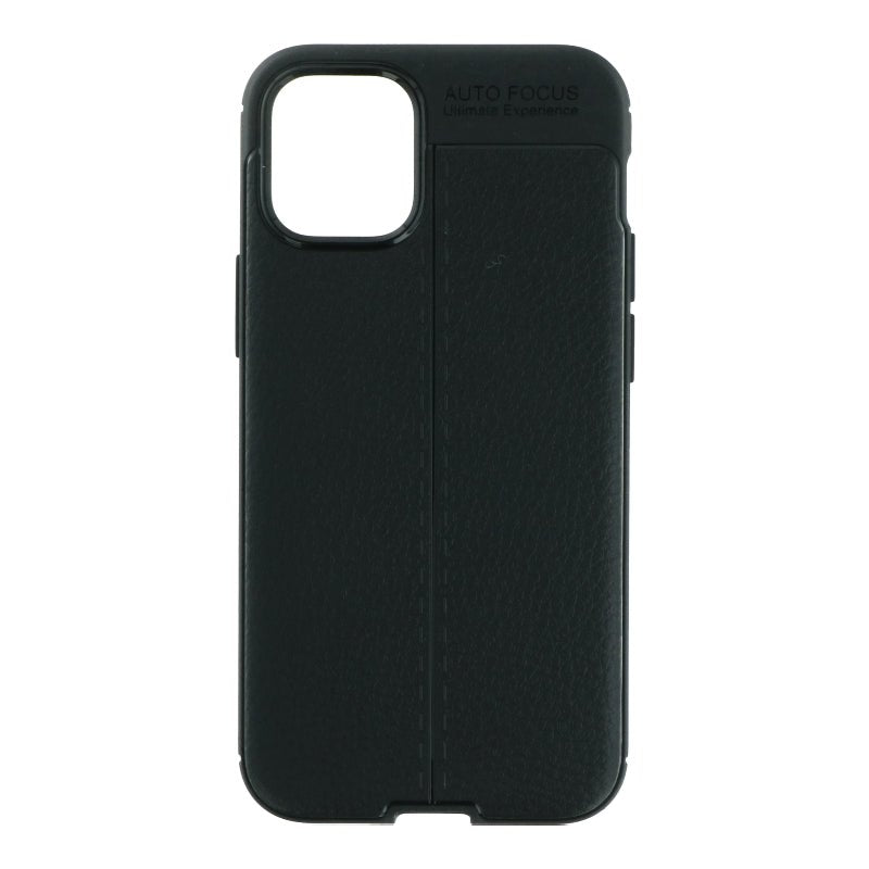 Litchi textuur TPU hoesje voor iPhone 12 5.4 black