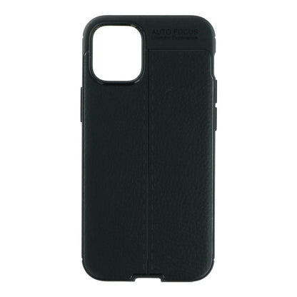 Litchi textuur TPU hoesje voor iPhone 12 5.4 black
