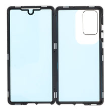 Magnetisch anti - val glazen hoesje voor Samsung Galaxy Note20/Note20 5G zwart