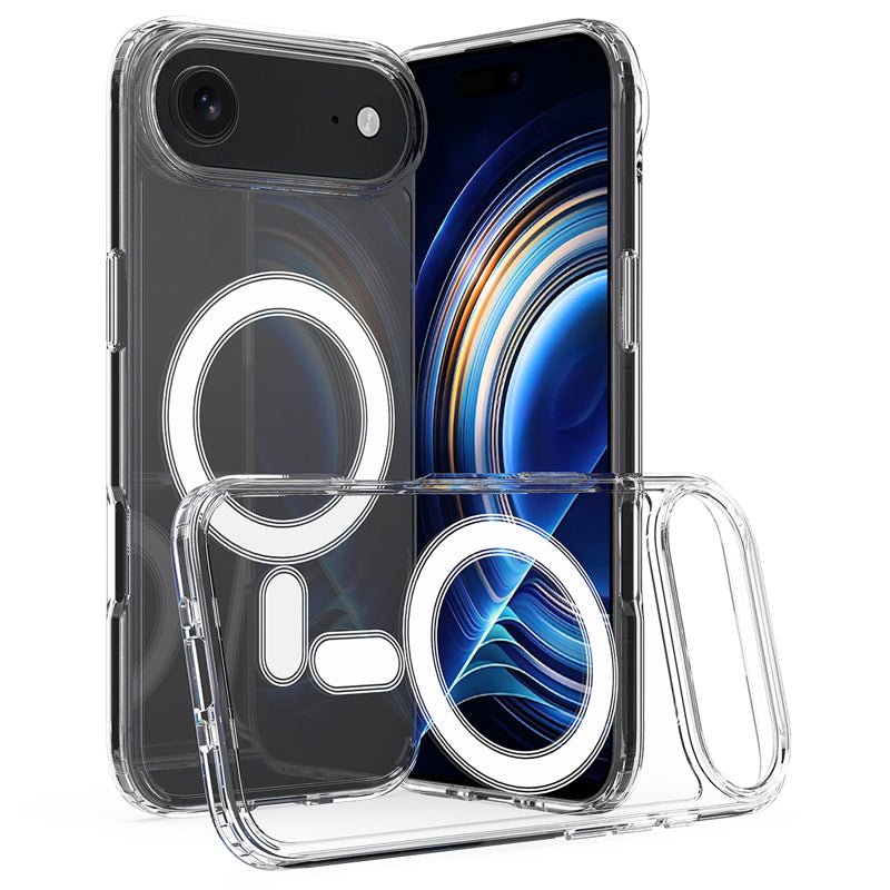 Magnetische anti - kras schokbestendige TPU + PC hoes voor iPhone 17 Air transparant