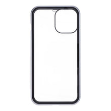 Magnetische Anti - val Glas Hoes voor iPhone 12 Pro Max Zilver