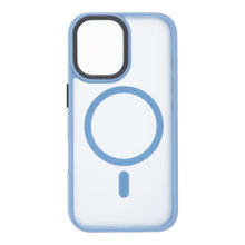 Magnetische Frosted Translucent Hoes voor iPhone 16 Lichtblauw