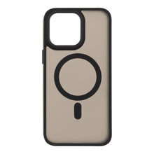 Magnetische zijdezachte transparante hoes voor iPhone 16 Zwart