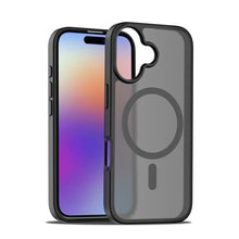 Magsafe anti - drop matte translucent hoesje voor iPhone 17 black