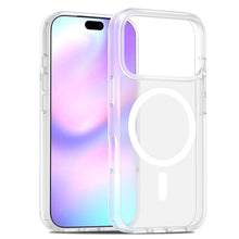 Magsafe anti - drop matte translucent hoesje voor iPhone 17 Pro Max transparant