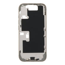 Middenframe assemblage met zij knoppen + simkaart houder + aangepaste knop voor iPhone 16 Pro Europese versie natuurlijke titanium origineel