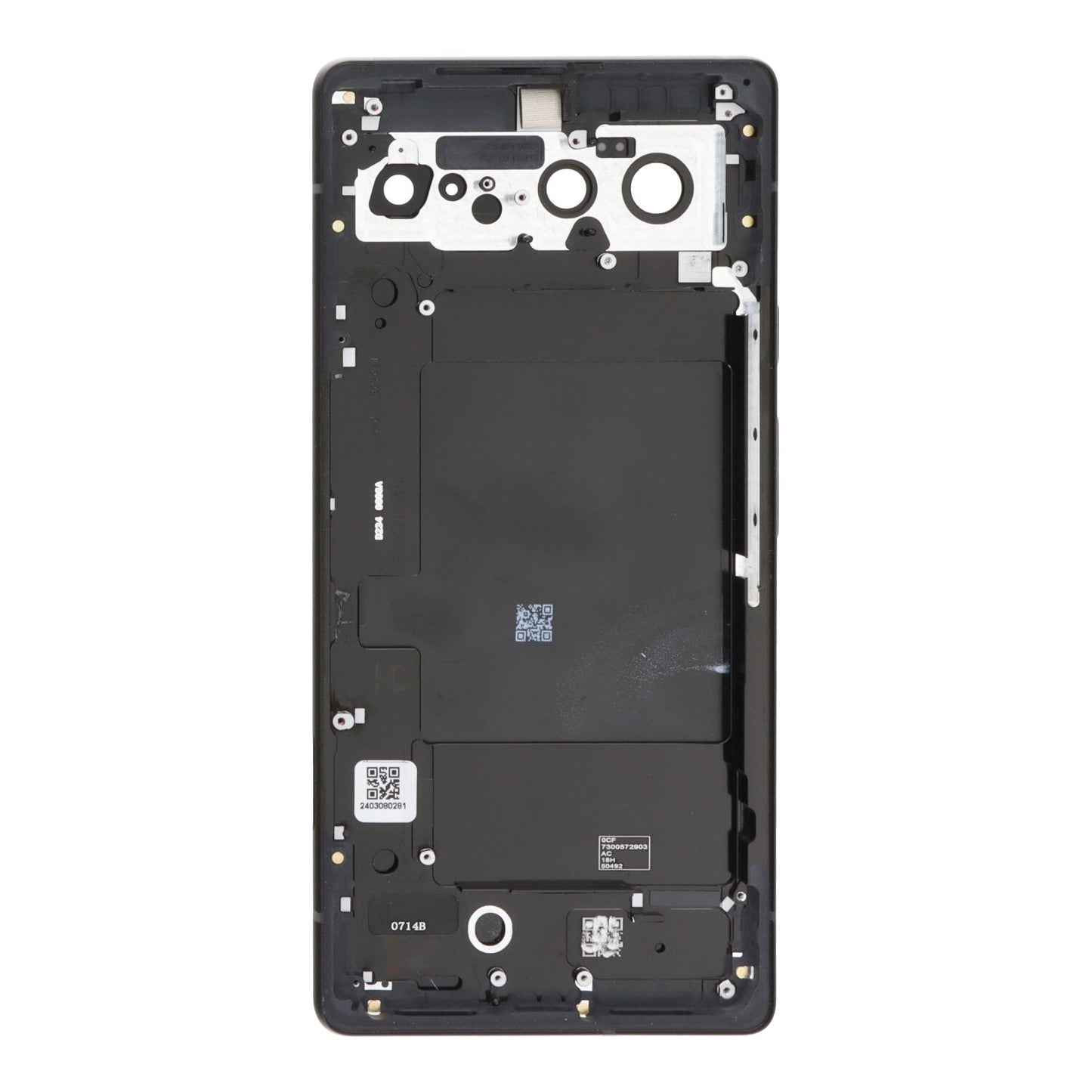 Middenframe + Batterij cover + Back Camera Lens en Bezel voor Google Pixel 6 Coral Kleur Origineel