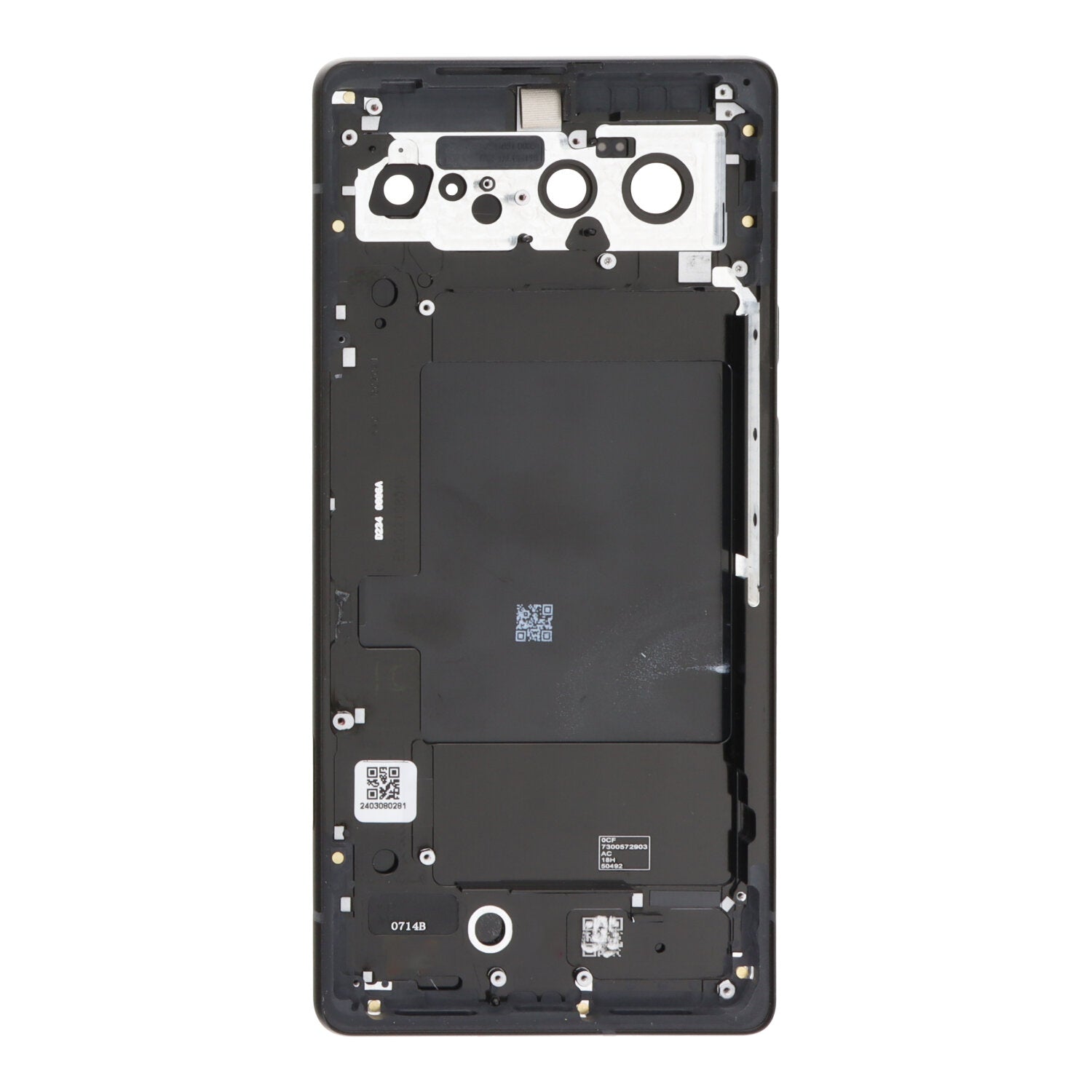 Middenframe + Batterij cover + Back Camera Lens en Bezel voor Google Pixel 6 Coral Kleur Origineel