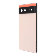 Middenframe + Batterij cover + Back Camera Lens en Bezel voor Google Pixel 6 Coral Kleur Origineel