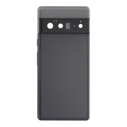 Middenframe + Batterij cover + Back Camera Lens en Bezel voor Google Pixel 6 Pro Black Origineel