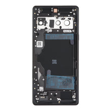 Middenframe + Batterij cover + Back Camera Lens en Bezel voor Google Pixel 6 Pro Black Origineel