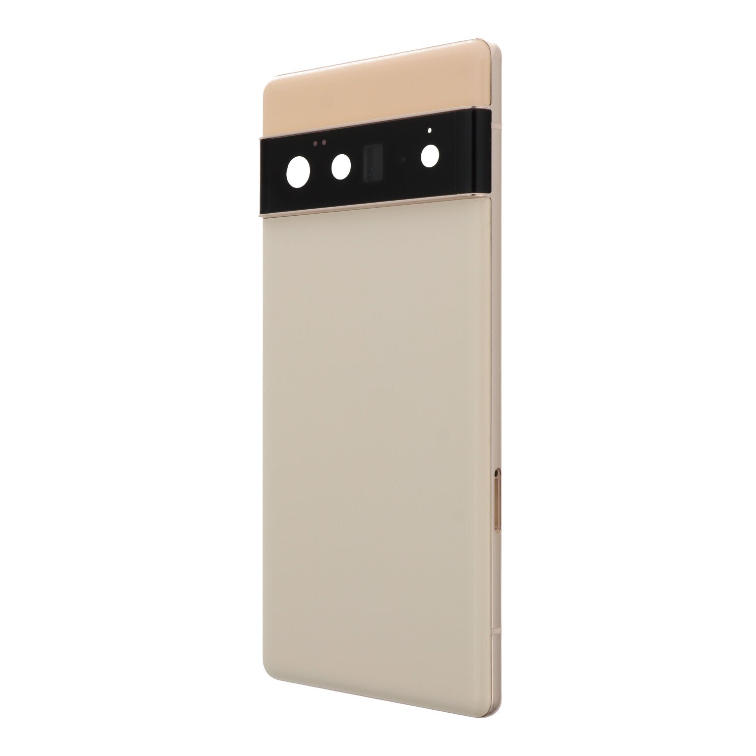 Middenframe + Batterij cover + Back camera lens en bezel voor Google Pixel 6 Pro Gold (Origineel)