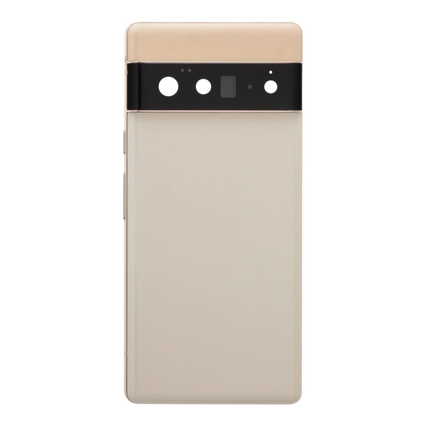 Middenframe + Batterij cover + Back camera lens en bezel voor Google Pixel 6 Pro Gold (Origineel)