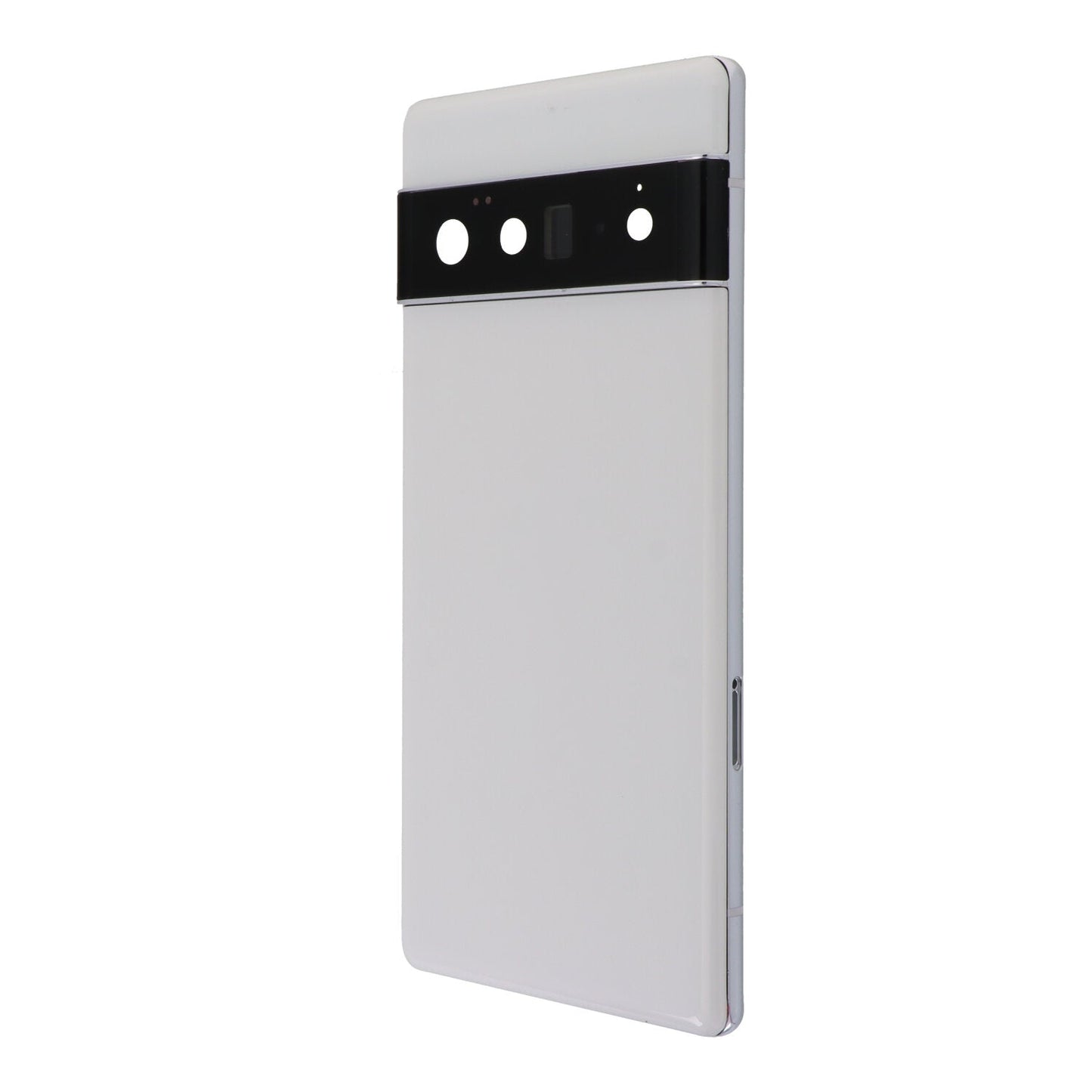 Middenframe + Batterij cover + Back camera lens en bezel voor Google Pixel 6 Pro wit origineel